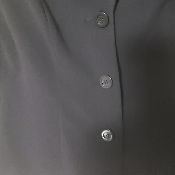 H Hartwell Womens Black Structured Classic Single Breasted Blazer Academia S - Picture 6 of 16